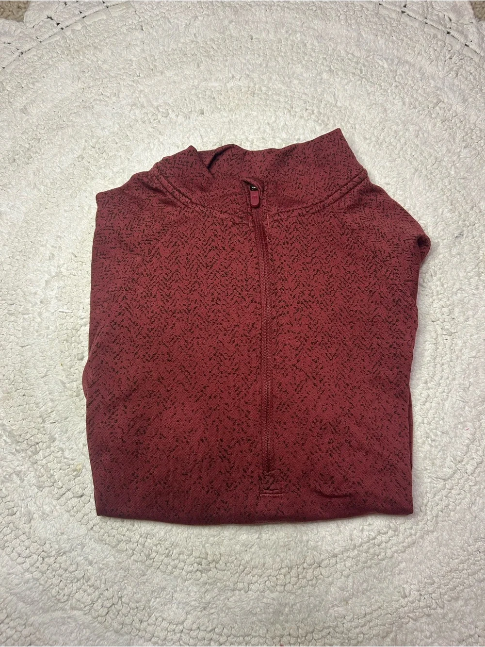lululemon athletica Rust Long Sleeve Half-Zip Pullover